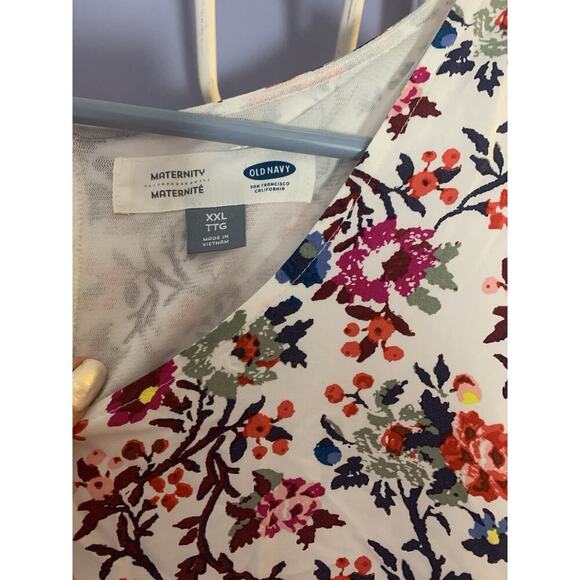Floral maternity dress midi XXL Old navy Princess romantic spring summer - Picture 3 of 3